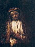 REMBRANDT Harmenszoon van Rijn The Virgin of Sorrow painting